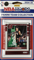 Miami Heat 2024 2025 Hoops Factory Sealed Team Set with Tyler Herro, Jaime Jaquez Jr and Jimmy Butler Plus Rookie Cards of Kel'el Ware and Pelle Larsson