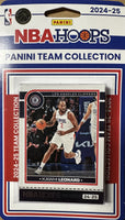 Los Angeles Clippers 2024 2025 Hoops Factory Sealed Team Set with James Harden and Kawhi Leonard Plus a Cam Christie Rookie Card