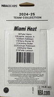 Miami Heat 2024 2025 Hoops Factory Sealed Team Set with Tyler Herro, Jaime Jaquez Jr and Jimmy Butler Plus Rookie Cards of Kel'el Ware and Pelle Larsson