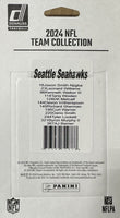 Seattle Seahawks 2024 Donruss Factory Sealed Team Set Featuring Geno Smith, Tyler Lockett and DK Metcalf Plus Rated Rookie Cards of Byron Murphy II and AJ Barner