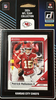 Kansas City Chiefs 2024 Donruss Factory Sealed Team Set Featuring Patrick Mahomes, Travis Kelce and Chris Jones with Xavier Worthy Rated Rookie Card Plus