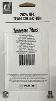 Tennessee Titans 2024 Donruss Factory Sealed Team Set Featuring Will Levis and Rated Rookie Cards of J.C. Latham, Jha'Quan Jackson and Dillon Johnson Plus