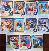 New York Giants 2024 Donruss Factory Sealed Team Set Featuring Eli Manning and Rated Rookie Cards of Malik Nabers, Theo Johnson and Tyrone Tracy Plus