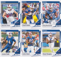 Buffalo Bills 2024 Donruss Factory Sealed Team Set with Josh Allen Plus Rated Rookie Cards of Keon Coleman and Ray Davis