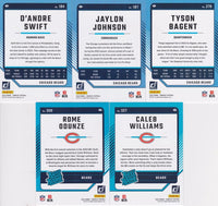 Chicago Bears 2024 Donruss Factory Sealed Team Set Featuring Rated Rookie Cards of Rome Odunze and Caleb Williams