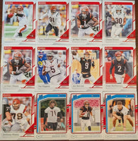 Cincinnati Bengals 2024 Donruss Factory Sealed Team Set Featuring Joe Burrow Ja'Marr Chase and Trey Hendrickson Plus 3 Rated Rookie Cards
