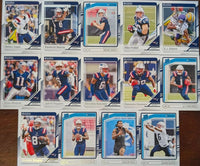 New England Patriots 2024 Donruss Factory Sealed Team Set Featuring 5 Rated Rookie Cards including Drake Maye Rookie Card #379 with Christian Gonzalez, Rhamondre Stevenson and Mike Vrabel Plus