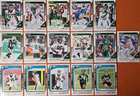 New York Jets 2024 Donruss Factory Sealed 16 Card Team Set Featuring Aaron Rodgers, Garrett Wilson and Joe Namath Plus 5 Rated Rookie Cards
