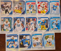 Los Angeles Chargers 2024 Donruss Factory Sealed Team Set Featuring Justin Herbert, Khalil Mack and Joey Bosa with Rated Rookie Cards of Ladd McConkey and Kimani Vidal Plus