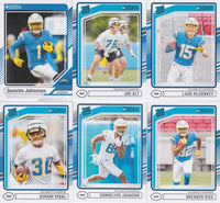 Los Angeles Chargers 2024 Donruss Factory Sealed Team Set Featuring Justin Herbert, Khalil Mack and Joey Bosa with Rated Rookie Cards of Ladd McConkey and Kimani Vidal Plus