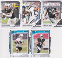 Las Vegas Raiders 2024 Donruss Factory Sealed Team Set Featuring Maxx Crosby, Jakobi Meyers, Charles Woodson and a Brock Bowers Rated Rookie Card Plus