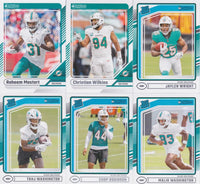 Miami Dolphins 2024 Donruss Factory Sealed Team Set Featuring Tua Tagovailoa, Jaylen Waddle and Hall of Famer Dan Marino Plus 4 Rated Rookie Cards including Jaylen Wright and Chop Robinson Plus