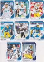 Los Angeles Chargers 2024 Donruss Factory Sealed Team Set Featuring Justin Herbert, Khalil Mack and Joey Bosa with Rated Rookie Cards of Ladd McConkey and Kimani Vidal Plus
