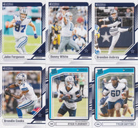 Dallas Cowboys 2024 Donruss Factory Sealed Team Set Featuring Dak Prescott and Micah Parsons with Ryan Flournoy and Tyler Guyton Rated Rookie Cards Plus