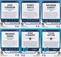 Dallas Cowboys 2024 Donruss Factory Sealed Team Set Featuring Dak Prescott and Micah Parsons with Ryan Flournoy and Tyler Guyton Rated Rookie Cards Plus