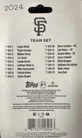 San Francisco Giants 2024 Topps 17 Card Team Set with Rookie Cards