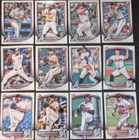 2025 Bowman Baseball Series Complete Mint 250 Card Set made by Topps with Stars, Prospects and Rookie Cards