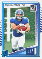 New York Giants 2025 Donruss Factory Sealed Team Set Featuring Rated Rookie Cards of Jaxson Dart, Cam Skattebo and Abdul Carter Plus