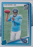 Tennessee Titans 2025 Donruss Factory Sealed Team Set Featuring Rated Rookie Cards of Cam Ward, Elic Ayomanor, Gunnar Helm, Kalel Mullings, Oluwafemi Oladejo and Chimere Dike