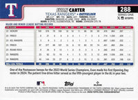 Texas Rangers 2025 Topps Complete Mint 18 Card Hand Collated Team Set Featuring Evan Carter Future Stars, Corey Seager and Marcus Semien with Dustin Harris, Kumar Rocker and Walter Pennington Rookie Cards Plus