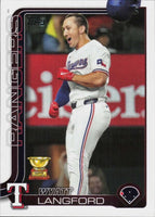 Texas Rangers 2025 Topps Complete Mint 18 Card Hand Collated Team Set Featuring Evan Carter Future Stars, Corey Seager and Marcus Semien with Dustin Harris, Kumar Rocker and Walter Pennington Rookie Cards Plus