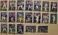 Kansas City Royals 2025 Topps Complete Mint 19 Card Hand Collated Team Set Featuring Salvador Perez and Bobby Witt Jr with a Tyler Gentry Rookie Card Plus