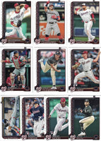 Washington Nationals 2025 Topps Complete Mint Hand Collated 20 Card Team Set Featuring Rookie Cards of Dylan Crews, Andres Chaparro, James Wood, DJ Herz, Zach Brzykcy and Darren Baker Plus
