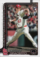 St. Louis Cardinals 2025 Topps Complete Mint Hand Collated 21 Card Team Set Featuring Masyn Winn All Star Rookie Cup with Rookie Cards of Michael McGreevy, Michael Helman, Thomas Saggese and Gordon Graceffo Plus