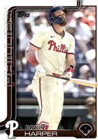 Philadelphia Phillies 2025 Topps Complete Mint 23 Card Team Set Featuring Bryce Harper, Kyle Schwarber and Trea Turner with Rookie Cards of Tyler Phillips, Seth Johnson and Michael Mercado Plus