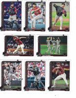 Arizona Diamondbacks 2025 Topps Complete Mint Hand Collated 24 Card Team Set Featuring Corbin Carroll Zac Gallen and Ketel Marte with Yilber Diaz, Del Castillo and Cristian Mena Rookie Cards Plus