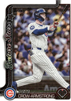 Chicago Cubs 2025 Topps Complete Mint Hand Collated 23 Card Team Set Featuring Pete Crow Armstrong and Dansby Swanson with Rookie Cards of Jack Neely and Kevin Alcántara Plus