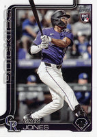 Colorado Rockies 2024 Topps Complete Mint Hand Collated 29 Card Team Set featuring 9 Rookie Cards Greg Jones, Bradley Blalock, Adael Amador, Aaron Schunk, Drew Romo, Angel Chivilli, Luis Peralta, Jaden Hill and Seth Halvorsen Plus
