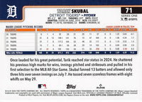 Detroit Tigers 2025 Topps Complete Mint 29 Card Hand Collated Team Set Featuring Tarik Skubal, Kenta Maeda and Javier Báez with 8 Rookie Cards Including Trey Sweeney, Jace Jung and Jackson Jobe Plus