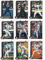 Detroit Tigers 2025 Topps Complete Mint 29 Card Hand Collated Team Set Featuring Tarik Skubal, Kenta Maeda and Javier Báez with 8 Rookie Cards Including Trey Sweeney, Jace Jung and Jackson Jobe Plus