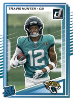 Jacksonville Jaguars 2025 Donruss Factory Sealed 11 Card Team Set Featuring Travis Hunter Rated Rookie Card with Trevor Lawrence and Travis Etienne Plus