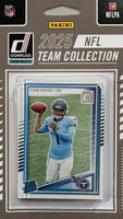 Tennessee Titans 2025 Donruss Factory Sealed Team Set Featuring Rated Rookie Cards of Cam Ward, Elic Ayomanor, Gunnar Helm, Kalel Mullings, Oluwafemi Oladejo and Chimere Dike