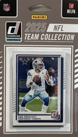 2025 DONRUSS Football COMPLETE Run of 32 Different Individual Team Sets including Chiefs, Patriots, Cowboys, Packers, Jaguars, Bears and 26 Others