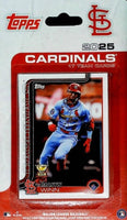 St Louis Cardinals 2025 Topps Factory Sealed 17 Card Team Set Featuring Masyn Winn, Nolan Arenado and Lars Nootbaar with Michael McGreevy, Gordon Graceffo and Thomas Saggese Rookie Cards Plus