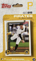 Pittsburgh Pirates 2025 Topps Factory Sealed 17 Card Team Set with a Rookie Card of Nick Yorke