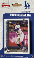 Los Angeles Dodgers 2025 Topps Factory Sealed 17 Card Team Set Featuring Shohei Ohtani, Mookie Betts and Freddie Freeman with 2 Rookie Cards Plus