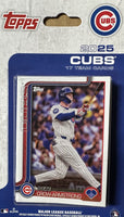 Chicago Cubs 2025 Topps Factory Sealed 17 Card Team Set Featuring Dansby Swanson, Shota Imanaga and Seiya Suzuki with a Rookie Card of Kevin Alcantara Plus