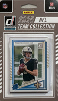 New Orleans Saints 2025 Donruss Factory Sealed Team Set Featuring Hall of Famer Drew Brees with Rated Rookie Cards of Tyler Shough, Devin Neal and Kelvin Banks Jr. Plus