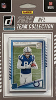 Indianapolis Colts 2025 Donruss Factory Sealed 12 Card Team Set Featuring Jonathan Taylor, Edgerrin James and Eric Dickerson with 4 Rated Rookie Cards Plus