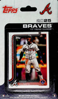 Atlanta Braves 2025 Topps Factory Sealed 17 Card Team Set Featuring Ronald Acuna, Ozzie Albies, Matt Olson and 3 Rookie Cards Plus