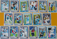 Tennessee Titans 2025 Donruss Factory Sealed Team Set Featuring Rated Rookie Cards of Cam Ward, Elic Ayomanor, Gunnar Helm, Kalel Mullings, Oluwafemi Oladejo and Chimere Dike