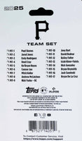 Pittsburgh Pirates 2025 Topps Factory Sealed 17 Card Team Set with a Rookie Card of Nick Yorke