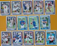 New York Giants 2025 Donruss Factory Sealed Team Set Featuring Rated Rookie Cards of Jaxson Dart, Cam Skattebo and Abdul Carter Plus