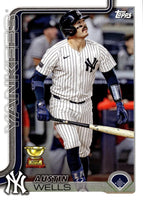 New York Yankees 2025 Topps Factory Sealed 17 Card Team Set Featuring Aaron Judge with Rookies Card of Will Warren and Ben Rice Plus