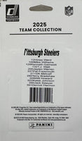 Pittsburgh Steelers 2025 Donruss Factory Sealed 12 Card Team Set Featuring Pat Freiermuth, TJ Watt and Terry Bradshaw with 3 Rated Rated Rookie Cards Plus