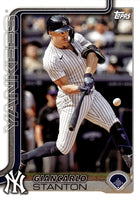 New York Yankees 2025 Topps Factory Sealed 17 Card Team Set Featuring Aaron Judge with Rookies Card of Will Warren and Ben Rice Plus